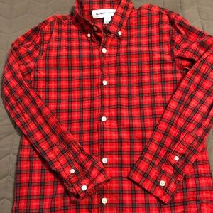 New Old Navy plaid shirt for boys